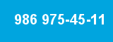 986 975-45-11 986 975-45-11